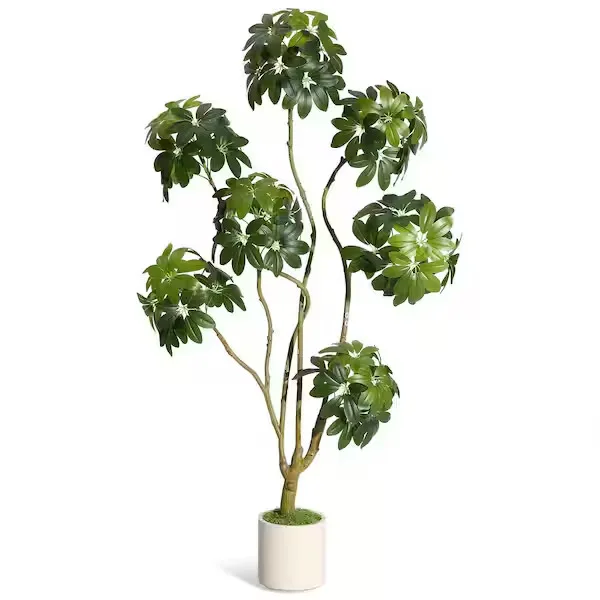 Artificial Umbrella Schefflera Potted Plant