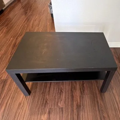 Black Rectangular Coffee Table