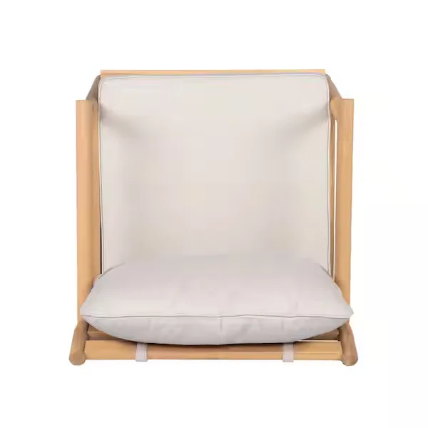 Galena Natural Teak Wooden Lounge Chair