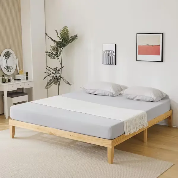 Wooden Platform Bed