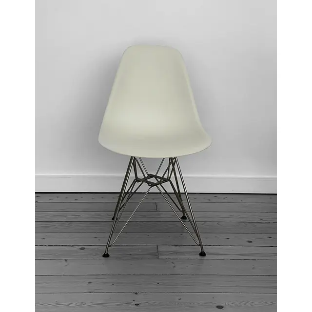 White Molded Shell Chair