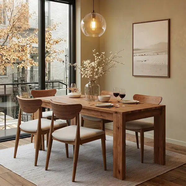 Solid Wood Rectangular Dining Table