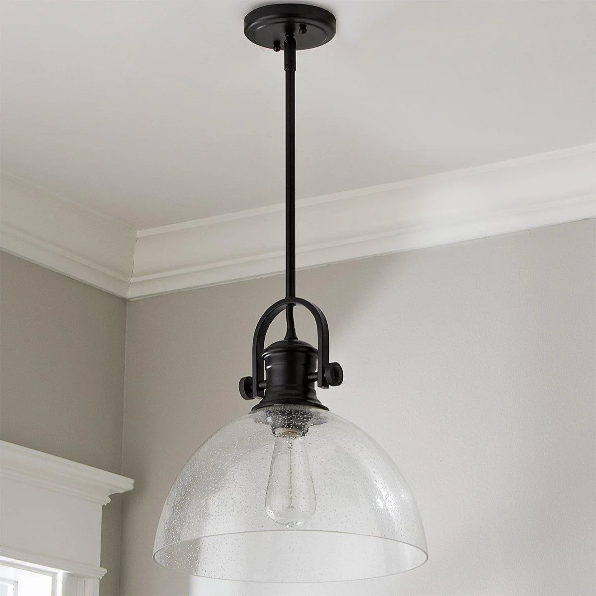 Gwynn Isle Bronze Dome Pendant Light