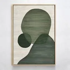 Abstract Green Wall Art