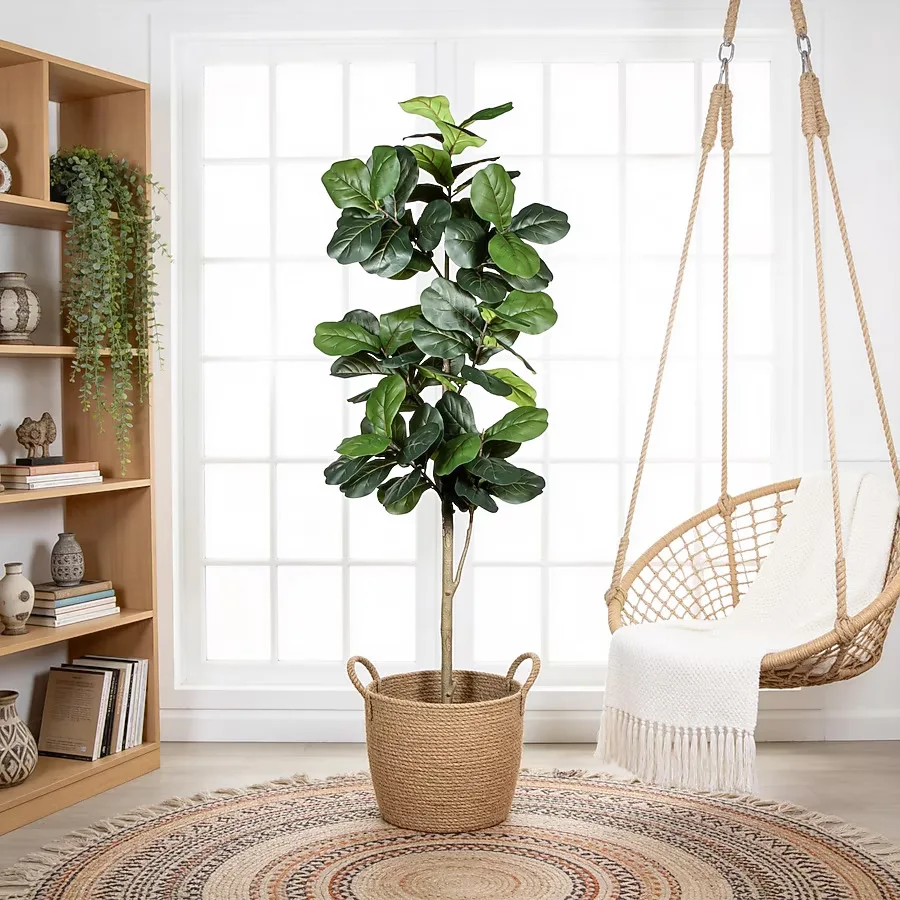 Faux Fiddle Leaf Fig Tree
