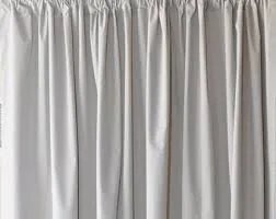 Solid Gray Velvet Window Curtains