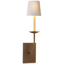 Antique Gold Metal Wall Sconce