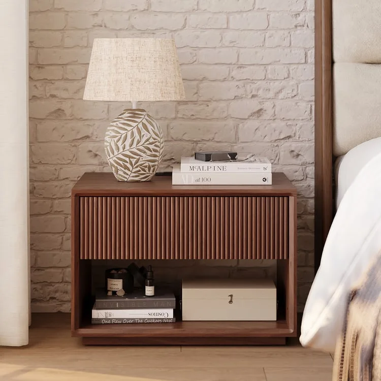 Wood Nightstand