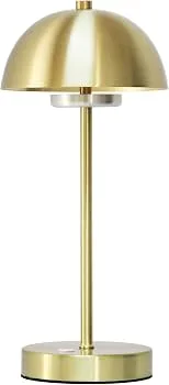 Brushed Brass Dome Table Lamp