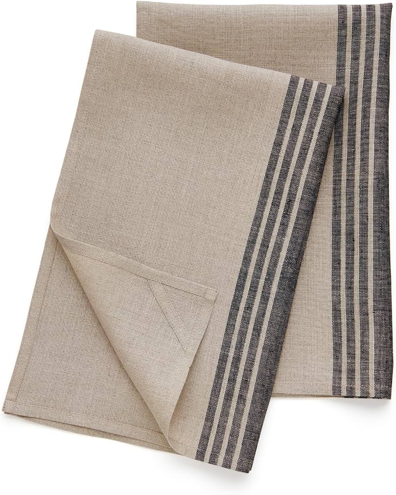 Solino Home Striped Linen Tea Towel