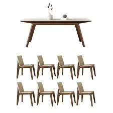 Rectangular Wood Dining Table