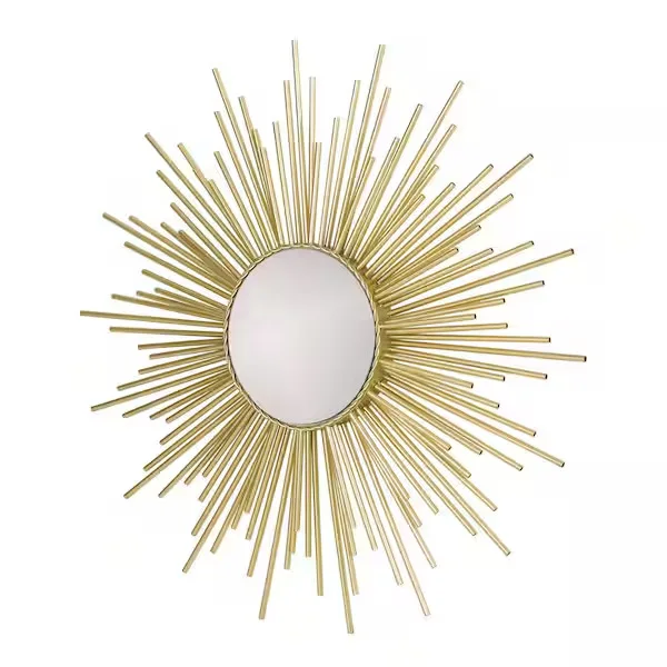 Gold Sunburst Wall Mirror