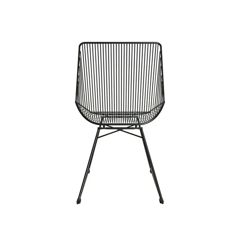 Ellis Modern Black Wire Accent Chair