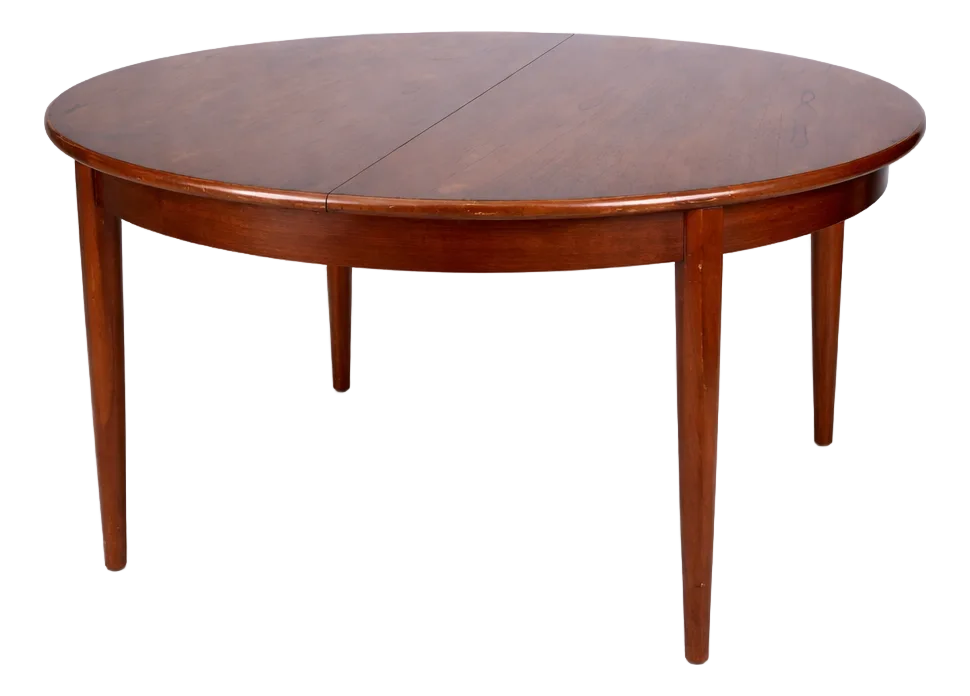 Mid-Century Modern Round Dining Table