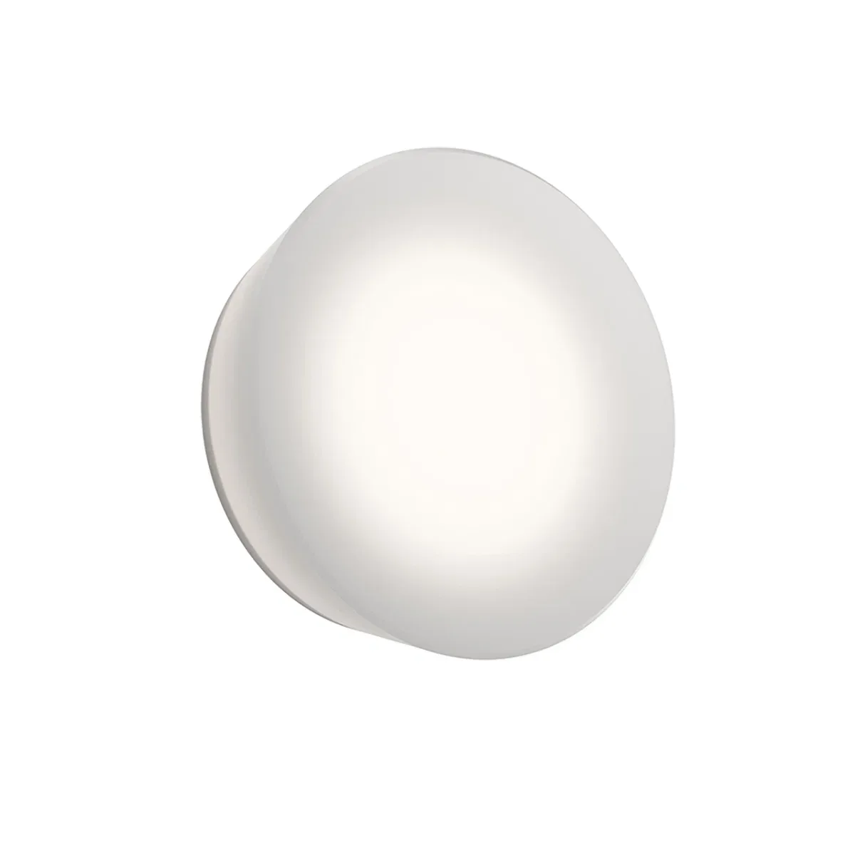 Sonneman Mist Round Glass Wall Sconce