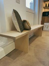 Minimalist Wooden Bench