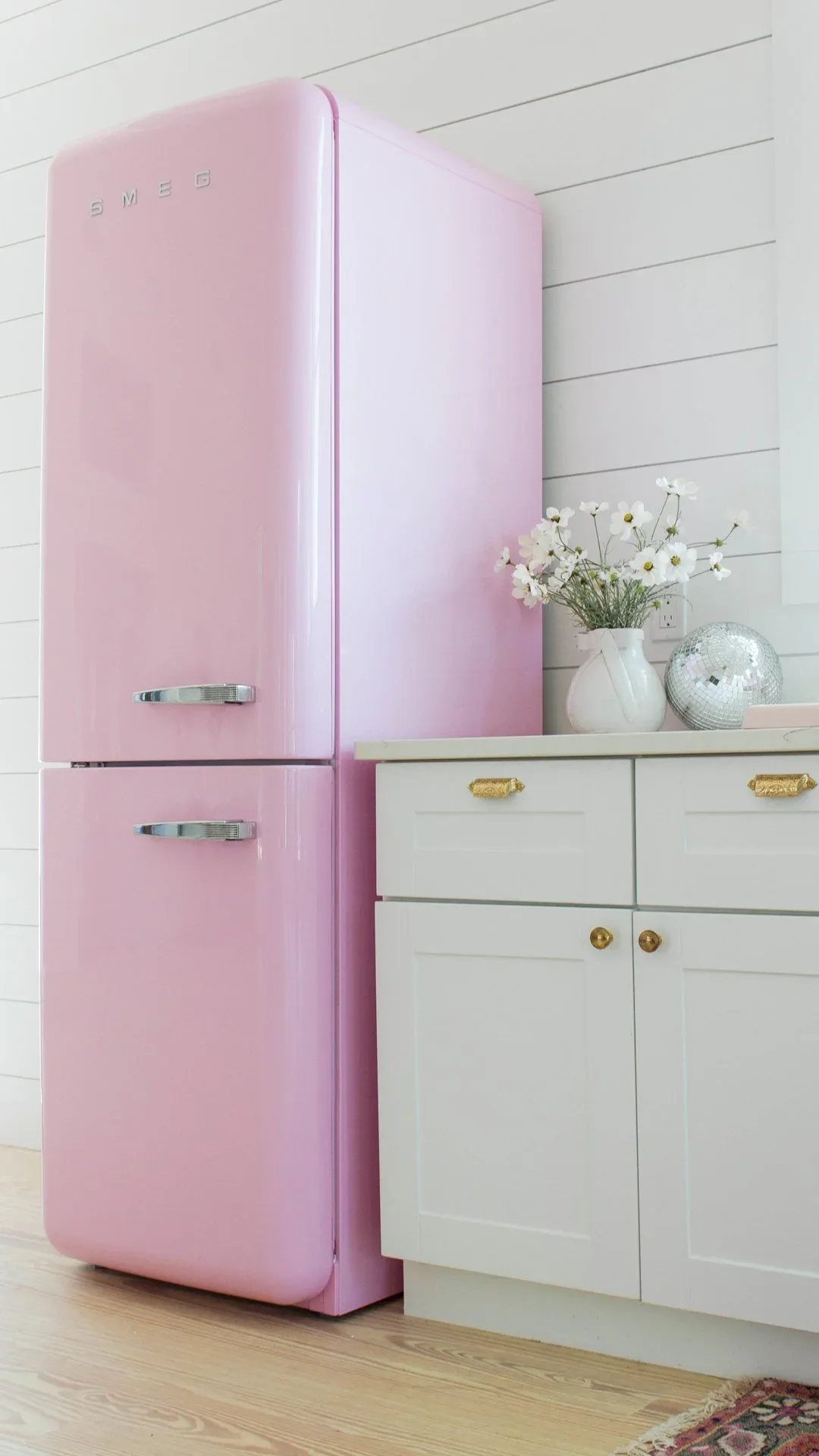 Smeg Pink Retro Refrigerator