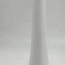 White Glass Decorative Vase