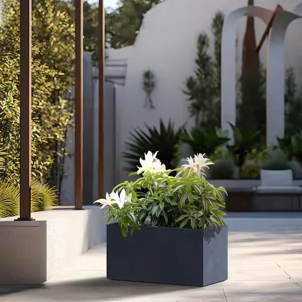 Sapcrete Modern Square Outdoor Potted Plant