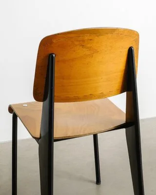 Jean Prouvé Standard Mid-Century Modern Dining Chair