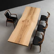 Solid Wood Live Edge Dining Table