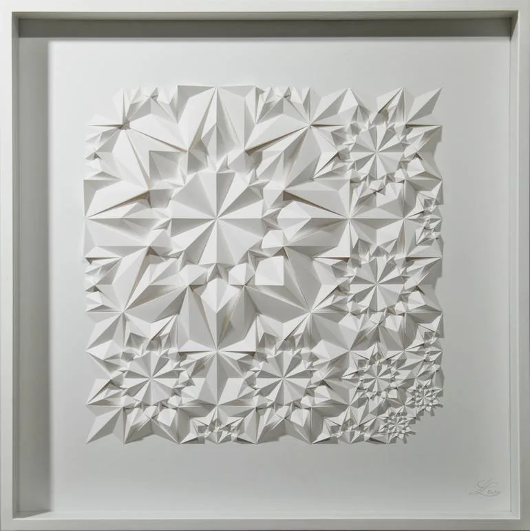 Mirrion Geometric Framed 3D Paper Art