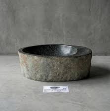 Organic Round Stone Vessel Sink
