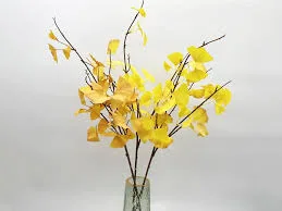 Vase With Ginkgo Branch