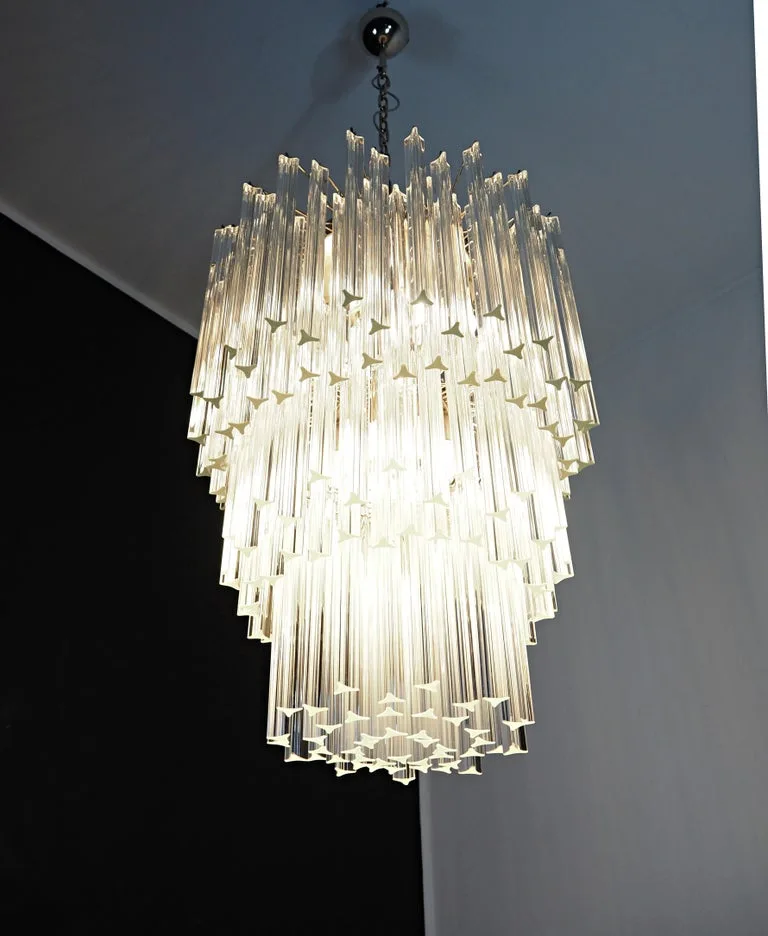 Mariangela Tiered Crystal Prism Chandelier