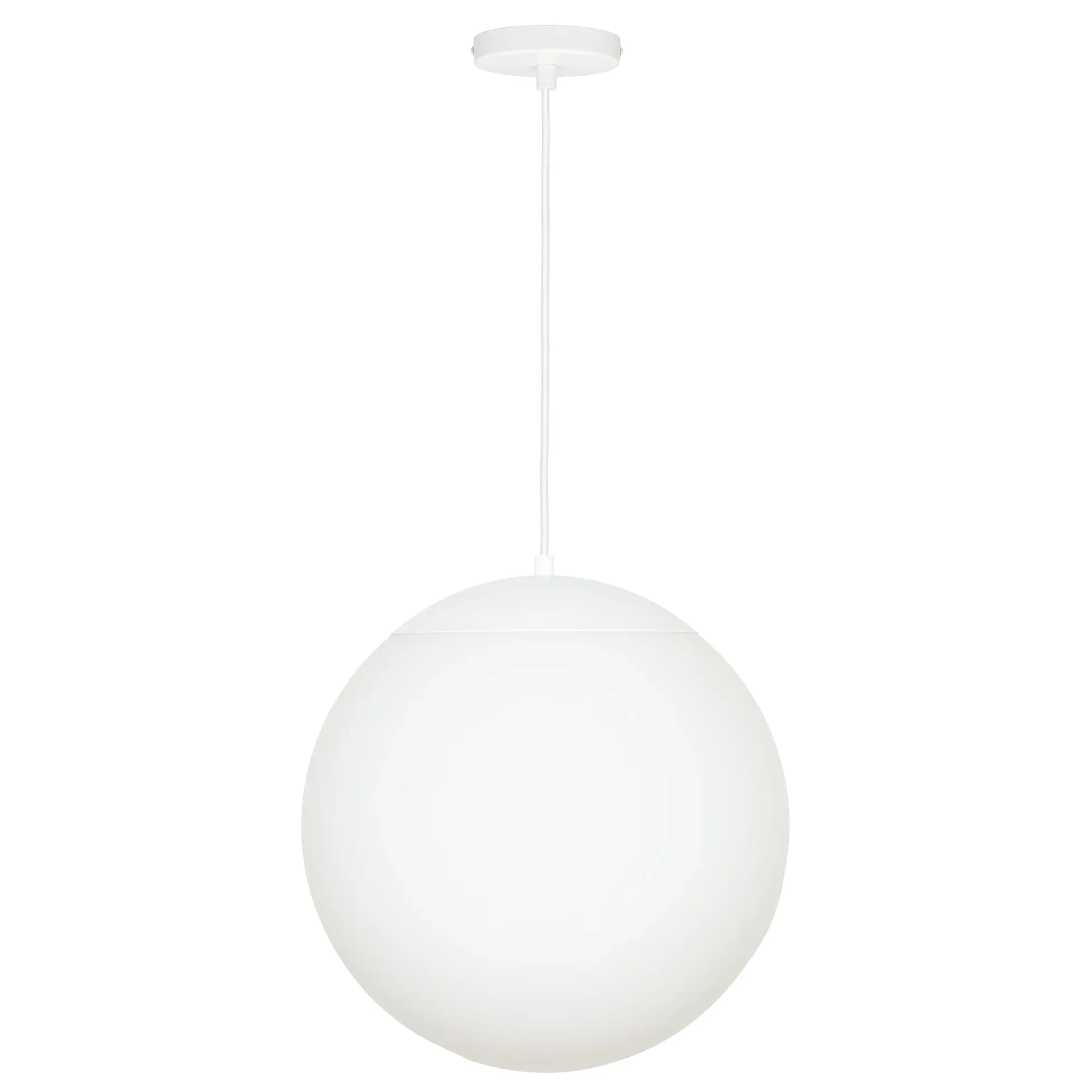 White Globe Pendant Light