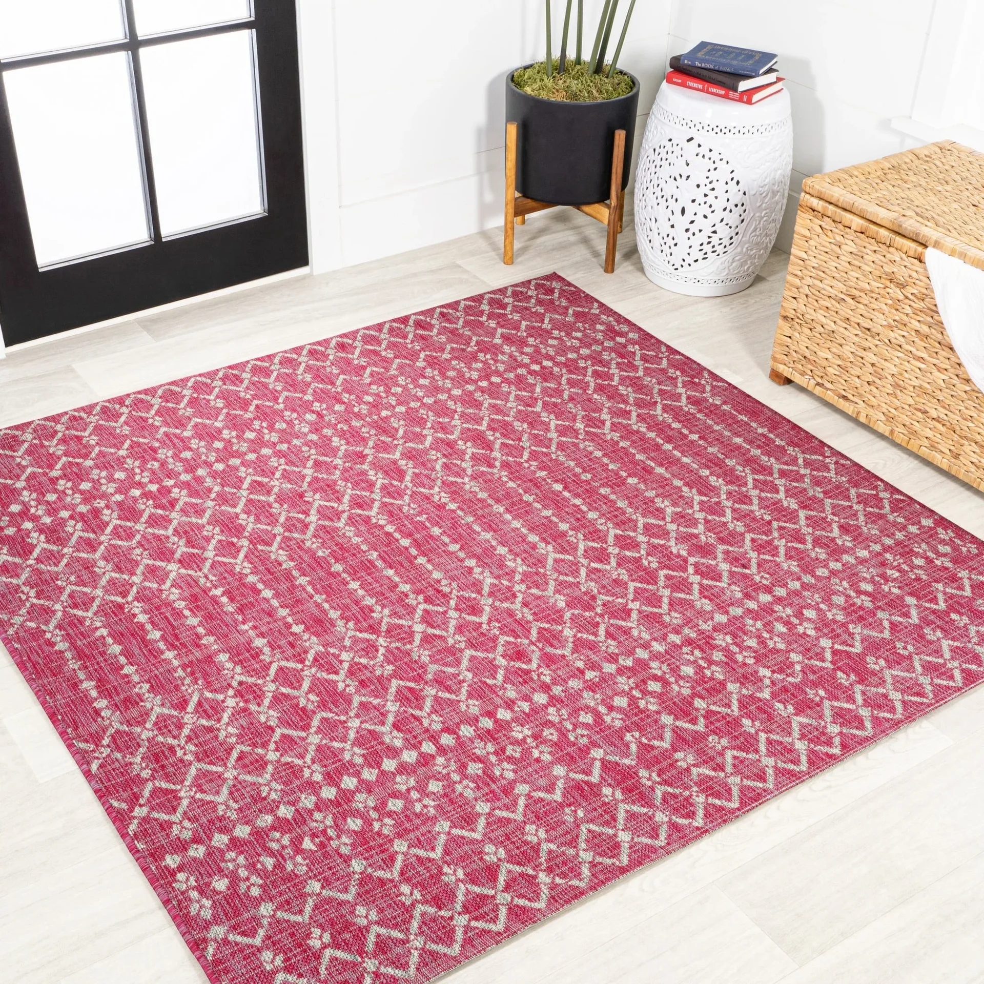 Santa Monica Geometric Square Area Rug