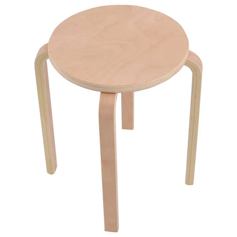 Round Wooden Stool
