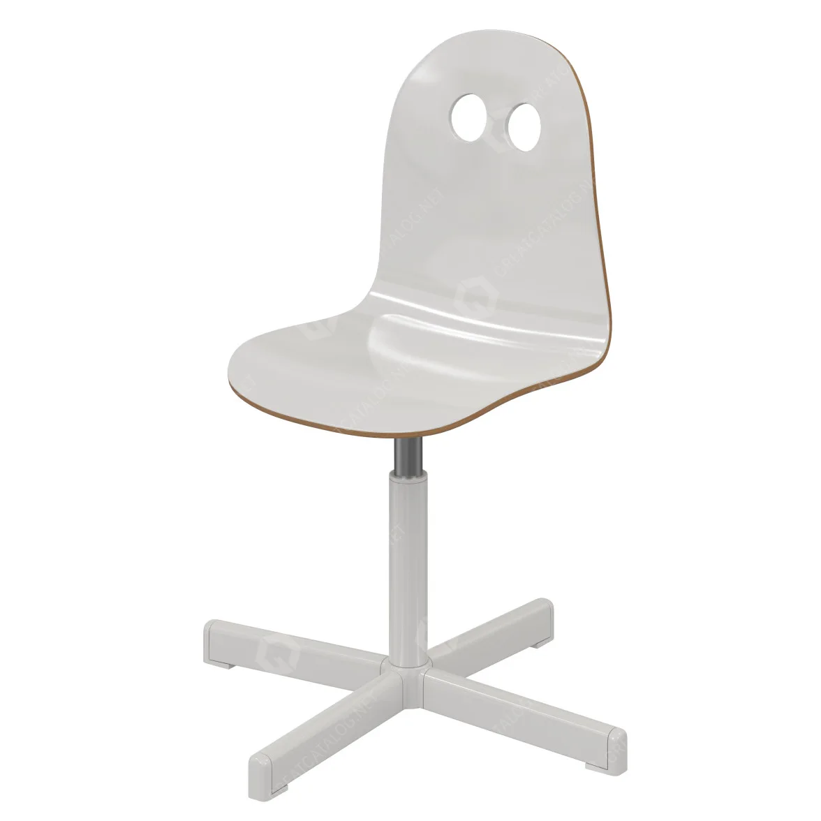 IKEA Valfred White Minimalist Desk Chair