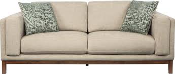 Elena Court Beige Woven Fabric Sofa