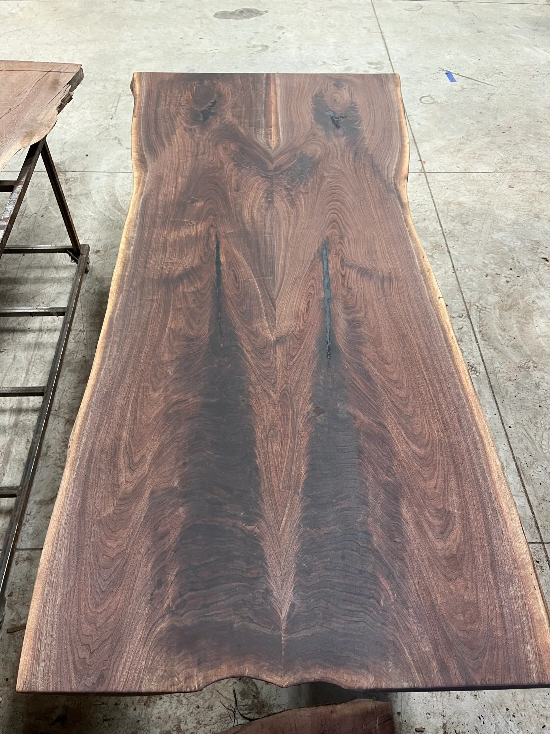 Walnut Live Edge Dining Table