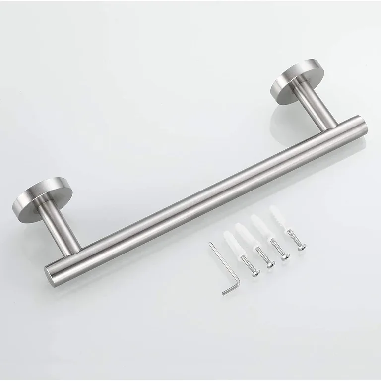 Brushed Steel Towel Bar