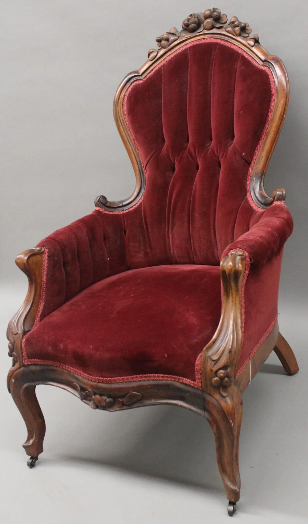 Victorian Walnut Armchair