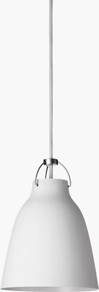 Caravaggio Matte White Metal Pendant Light