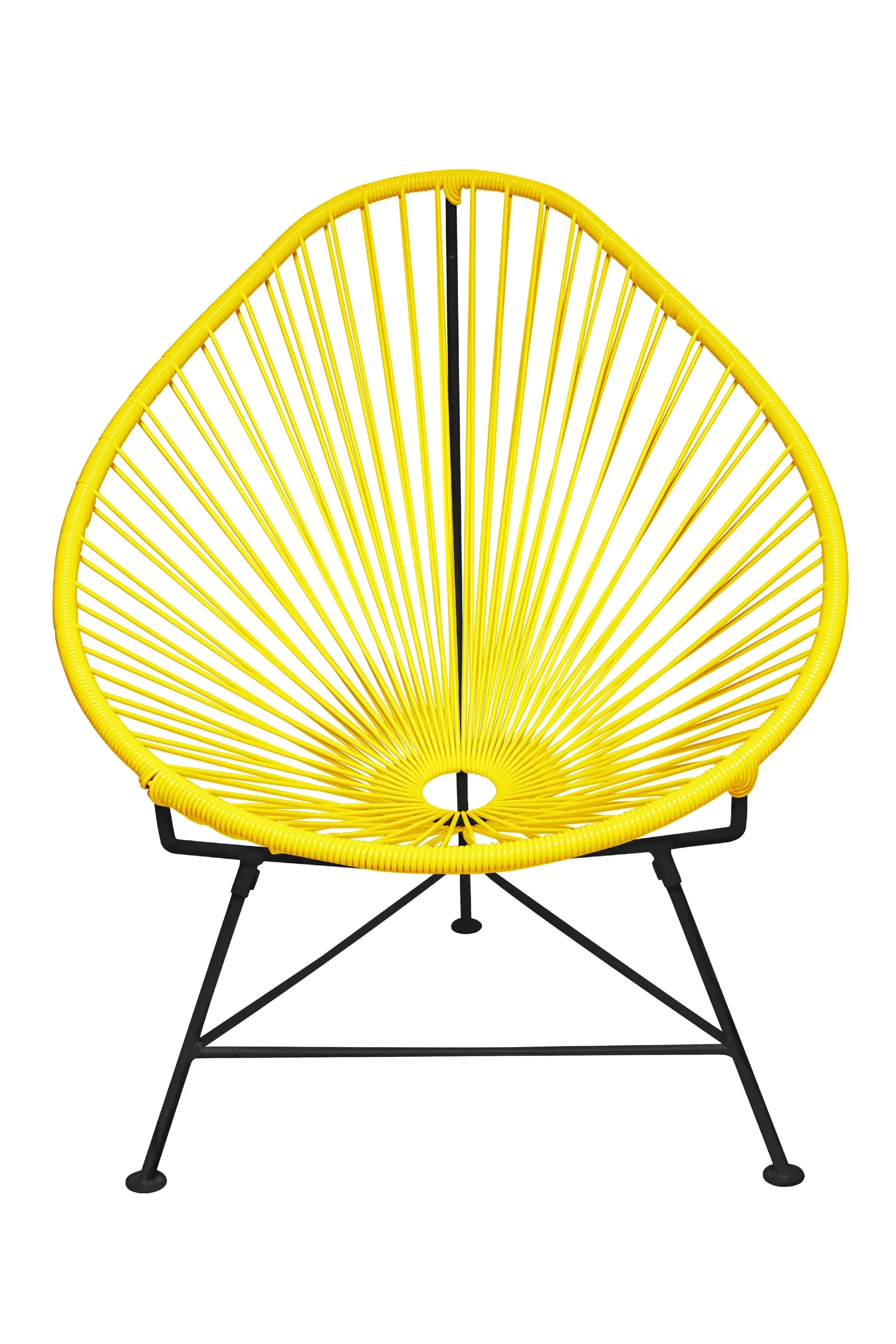 Yellow Woven Acapulco Chair