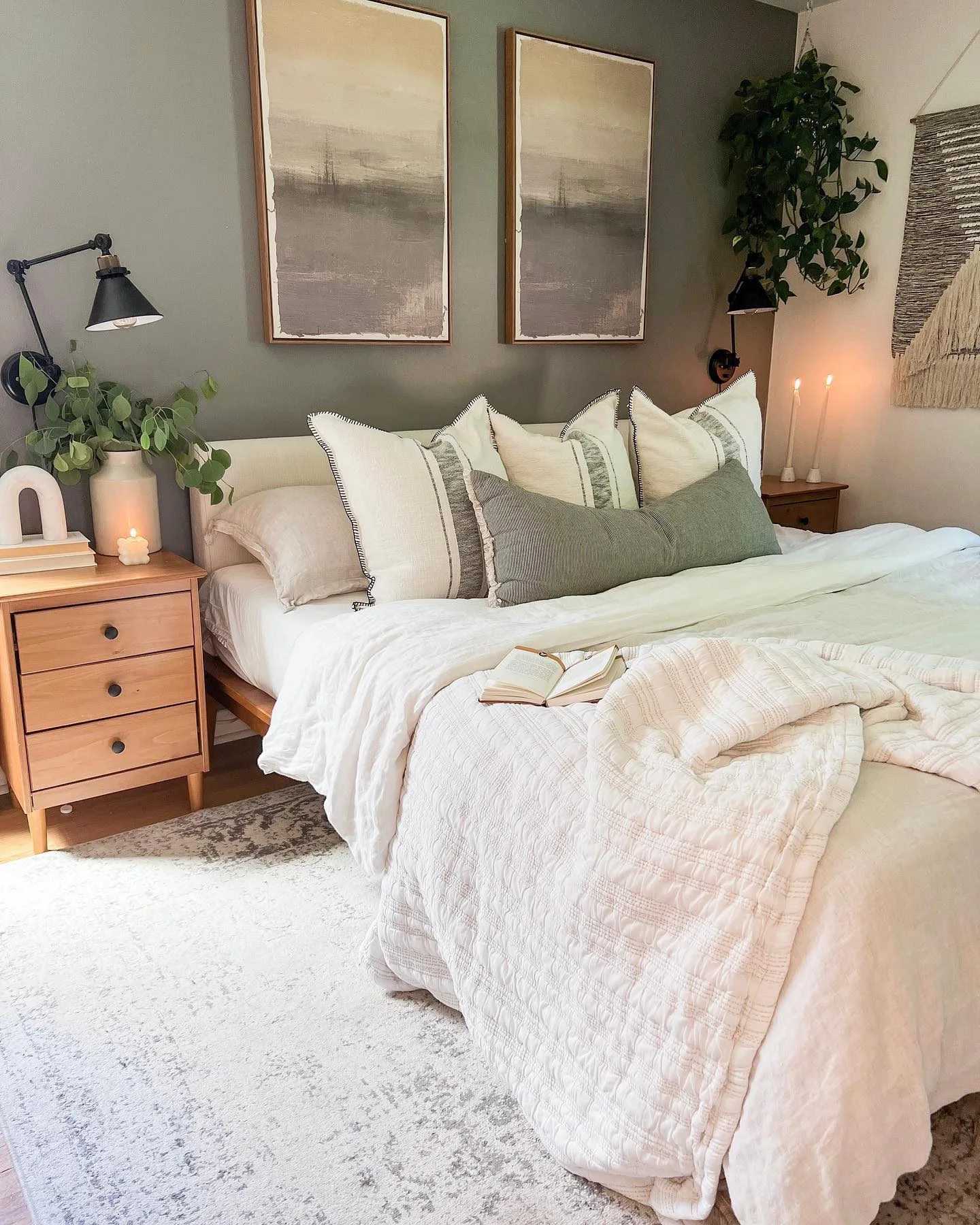 Natural Linen Bed