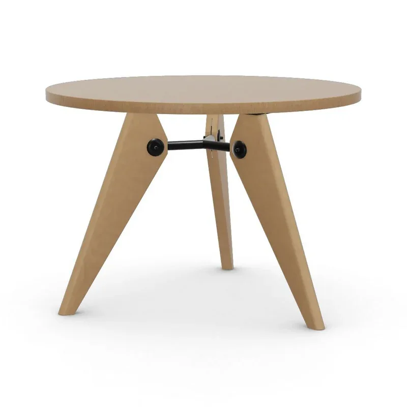 Vitra Gueridon Round Wood Dining Table