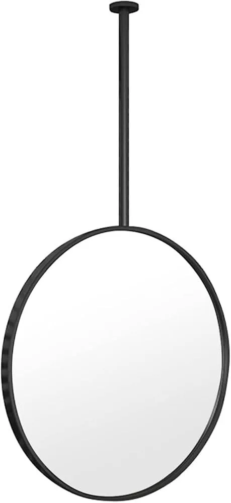 Gold Ceiling Mount Round Mirror