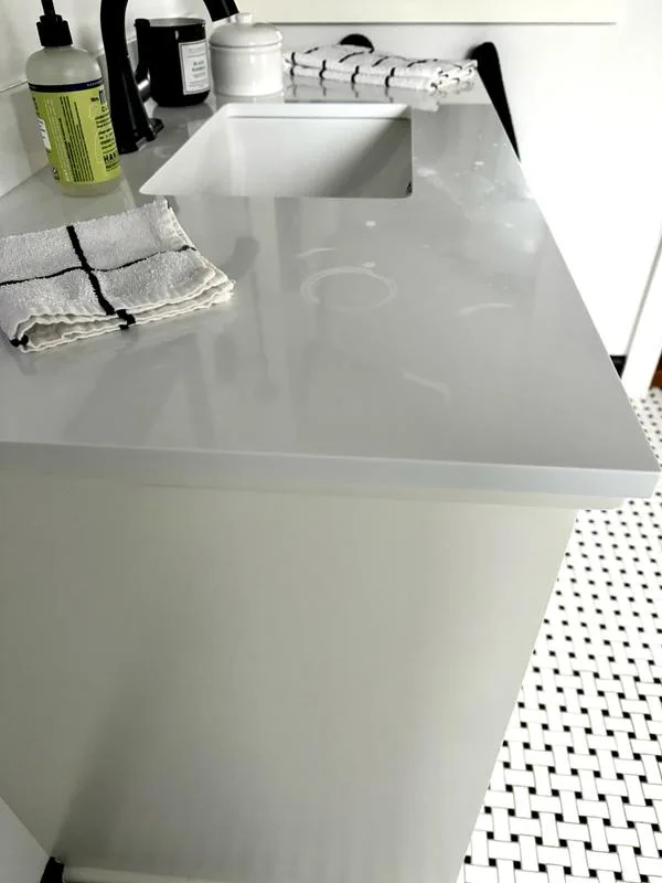 Avery Modern Double Vanity with Marble Top