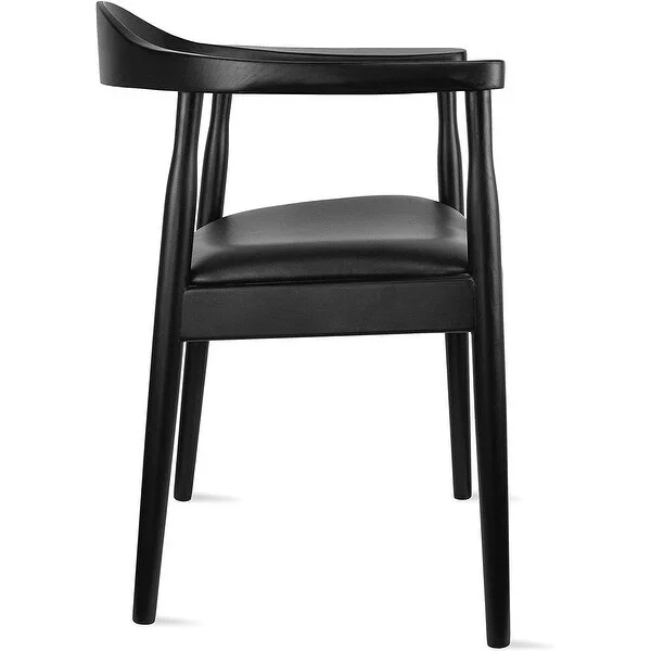 Kennedy Black Mid-Century Modern Dining Chair