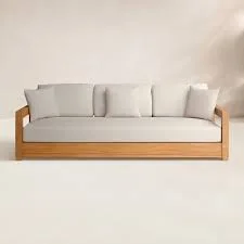 Melrose Natural Teak Outdoor Loveseat