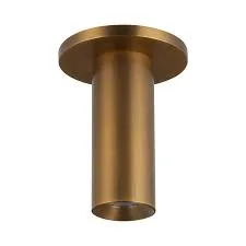 Mason Brushed Brass Cylinder Surface Mount Downlight
