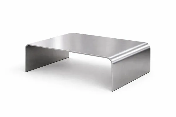 Flow Sculptural Metal Waterfall Coffee Table