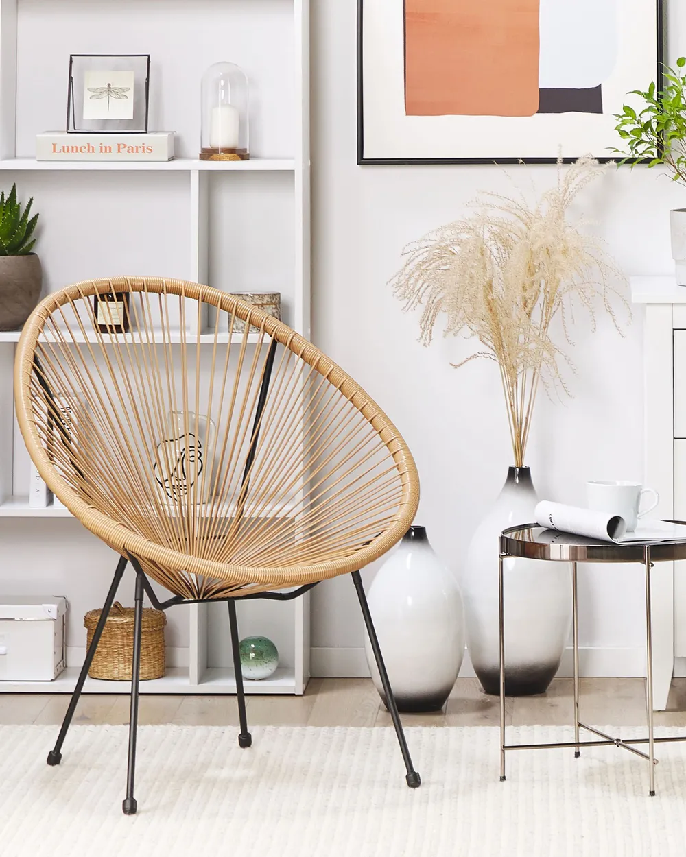 Natural Woven Acapulco Chair