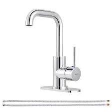 Modern Polished Chrome Bathroom Faucet