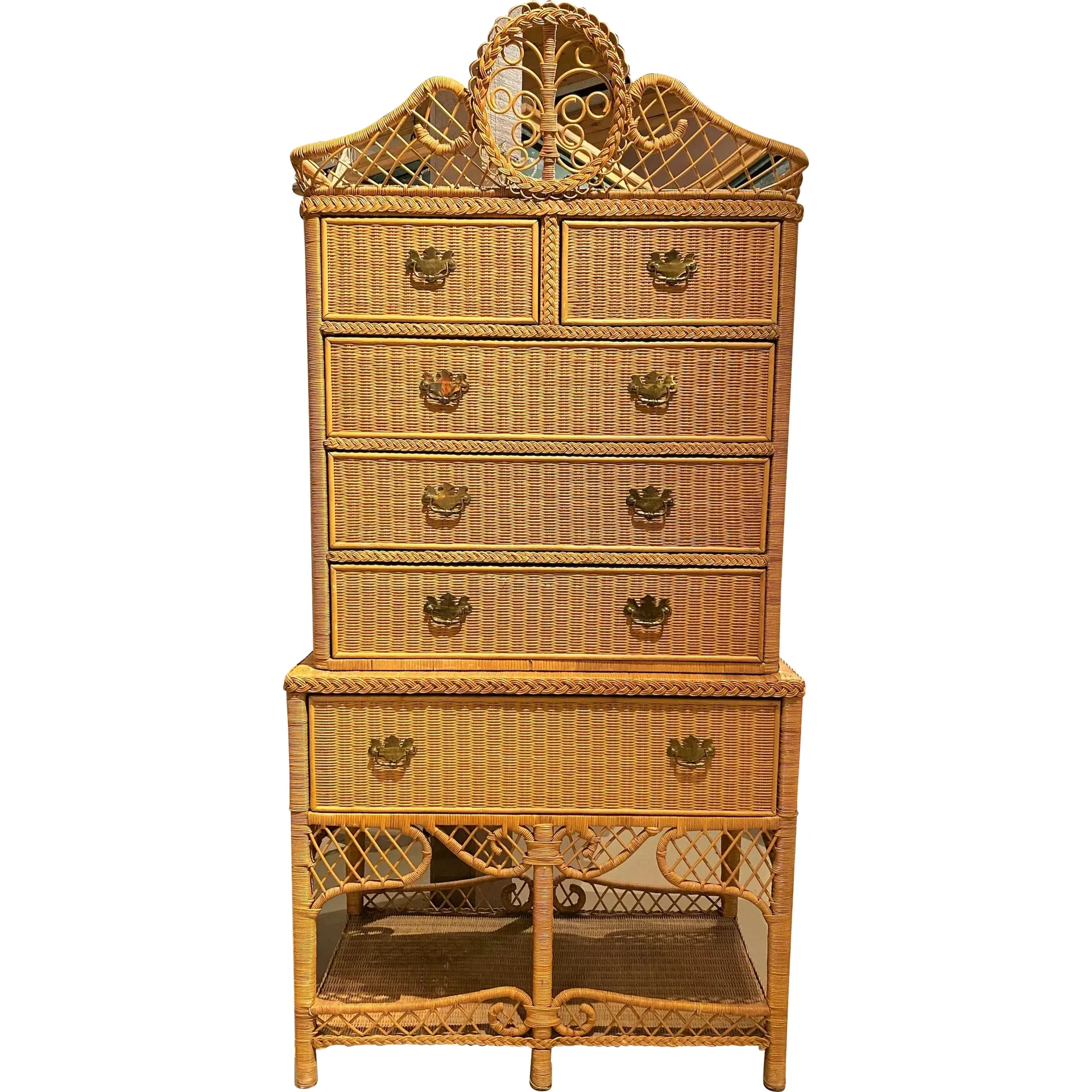 Ralph Lauren Safari Wicker Chest of Drawers